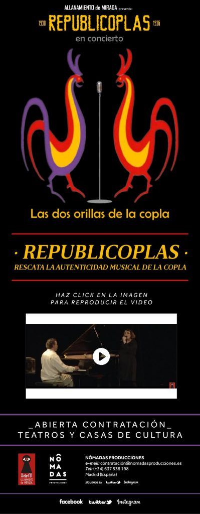 Cartel concierto Republicoplas. - allanamientodemirada.com