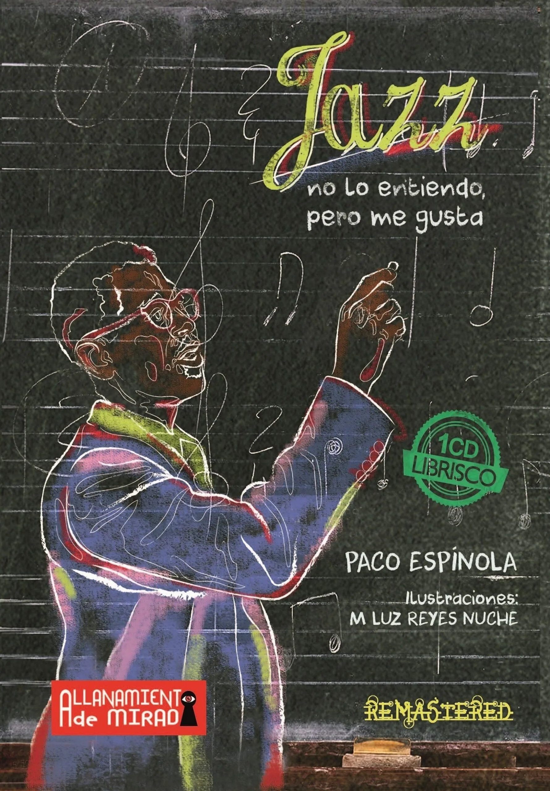 Portada del librisco (Libro + 1 CD) Paco Espínola: Jazz: no lo entiendo, pero me gusta Libro + 1 CD.