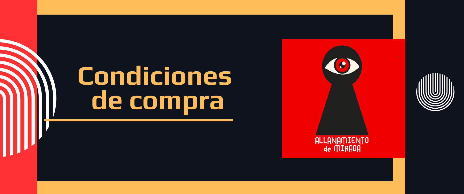 Imagen portada de la página de Aviso legal de la web allanamientodemirada.com