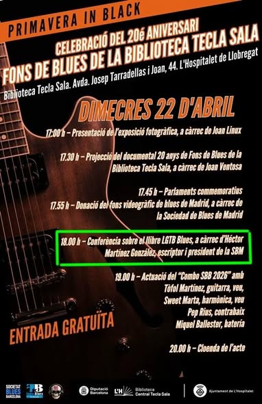 "LGTB Blues" en la Biblioteca Tecla Sala de L'Hospitalet de Llobregat