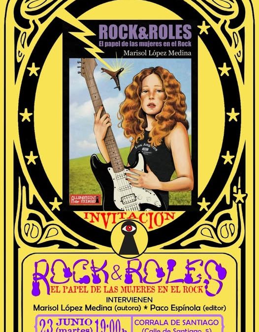Presentación en la Corrala de Santiago-Ugr, de «Rock & Roles. El papel de las mujeres en el rock»